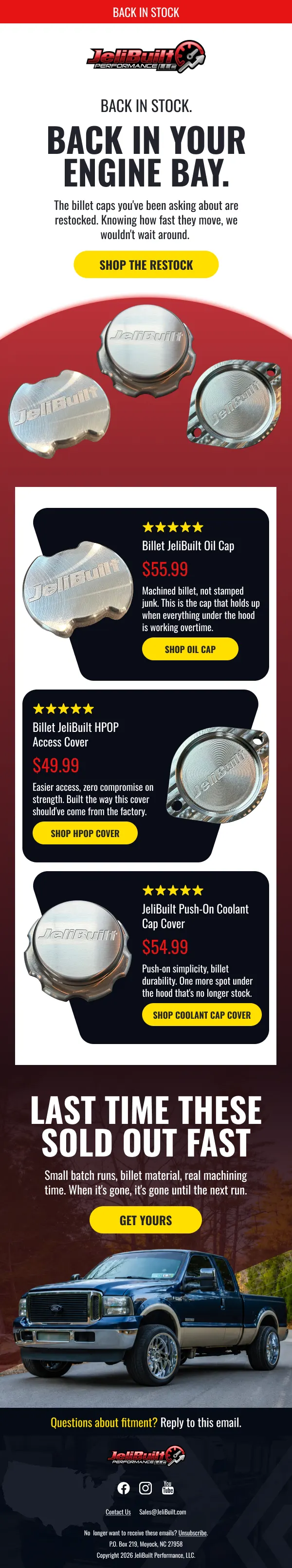 JeliBuilt — Back in stock